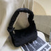 Wholesale Plush Bag Mini Handbag JDC-HB-LKQ003 Handbags 蓝酷奇 black Wholesale Jewelry JoyasDeChina Joyas De China