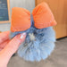 Wholesale plush Butterfly Hair Scrunchies JDC-HS-i319 Hair Scrunchies JoyasDeChina 2# haze blue hair circle Wholesale Jewelry JoyasDeChina Joyas De China