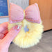 Wholesale plush Butterfly Hair Scrunchies JDC-HS-i319 Hair Scrunchies JoyasDeChina 5#yellow circle Wholesale Jewelry JoyasDeChina Joyas De China