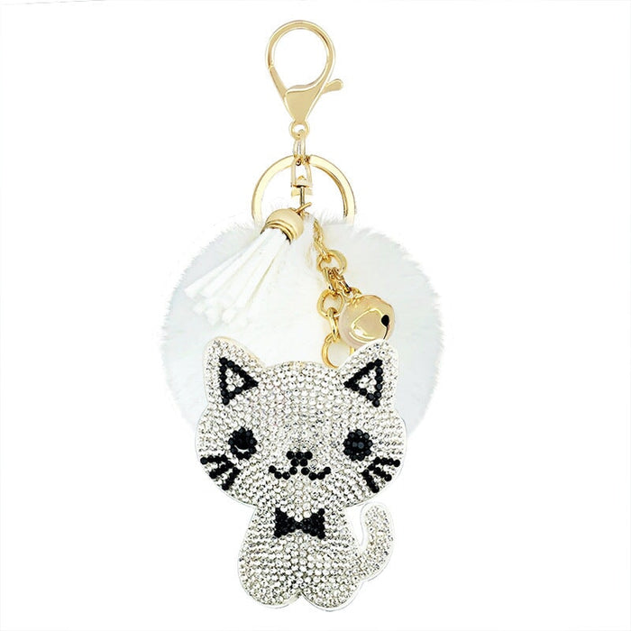Wholesale plush cartoon animal keychain MOQ≥10 JDC-KC-YZ017 Keychains 永泽 24.minimum 10 pieces for wholesale Wholesale Jewelry JoyasDeChina Joyas De China