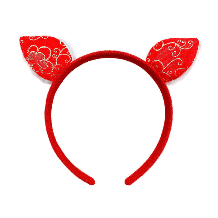 Wholesale Plush Cat Ear Headband (F)JDC-HD-i129 Headband 围颂 Wholesale Jewelry JoyasDeChina Joyas De China