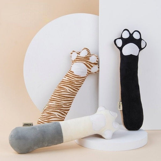 Wholesale plush cat paw pet toy pack of 2 JDC-PT-FP010 Pet Toy 沣沛 Wholesale Jewelry JoyasDeChina Joyas De China