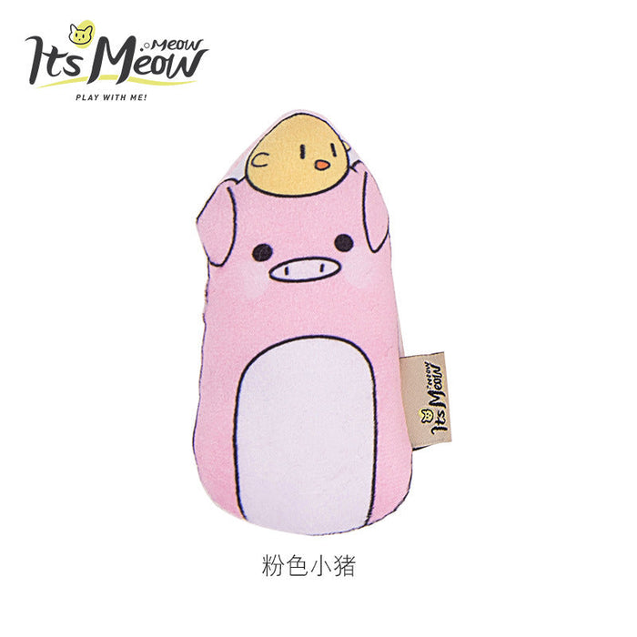 Wholesale plush cat toys containing catnip pack of 2 JDC-PT-FP036 Pet Toy 沣沛 pink MINIMUM 2 Wholesale Jewelry JoyasDeChina Joyas De China