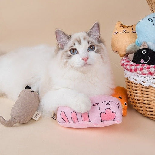 Wholesale plush cat toys containing catnip pack of 2 JDC-PT-FP047 Pet Toy 沣沛 Wholesale Jewelry JoyasDeChina Joyas De China