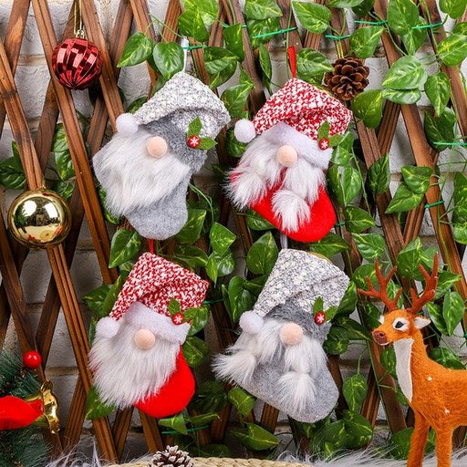 Wholesale Plush Christmas Stocking Candy Bag Cloth Ornaments JDC-OS-GL002 Ornaments 港恋 Wholesale Jewelry JoyasDeChina Joyas De China