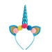 Bulk Jewelry Wholesale plush colorful children unicorn headband JDC-HD-m009 Wholesale factory from China YIWU China