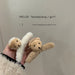 Wholesale Plush Fabric Bear Hair Clips JDC-HC-XuF002 Hair Clips 旭帆 Wholesale Jewelry JoyasDeChina Joyas De China