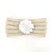 Wholesale plush knitted hair band JDC-HD-ML023 Headband 猫力 beige Wholesale Jewelry JoyasDeChina Joyas De China