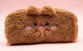 Wholesale plush large capacity pencil case JDC-PB-Donglej003 Pencil Bags 东津 brown Wholesale Jewelry JoyasDeChina Joyas De China