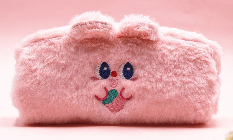 Wholesale plush large capacity pencil case JDC-PB-Donglej003 Pencil Bags 东津 pink Wholesale Jewelry JoyasDeChina Joyas De China