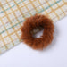 Wholesale plush macarone Hair Scrunchies JDC-HS-i325 Hair Scrunchies JoyasDeChina 5# Brown Wholesale Jewelry JoyasDeChina Joyas De China