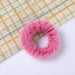 Wholesale plush macarone Hair Scrunchies JDC-HS-i325 Hair Scrunchies JoyasDeChina 6# Pink Wholesale Jewelry JoyasDeChina Joyas De China