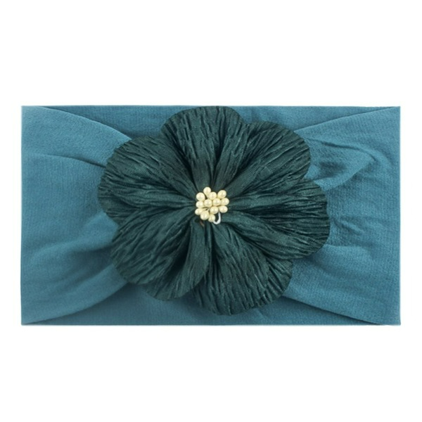 Wholesale plush match head flower hair band JDC-HD-ML025 Headband 猫力 navy-1 Wholesale Jewelry JoyasDeChina Joyas De China