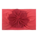 Wholesale plush match head flower hair band JDC-HD-ML025 Headband 猫力 red Wholesale Jewelry JoyasDeChina Joyas De China