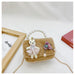 Wholesale Plush pearl lovely bag JDC-HB-MF004 Shoulder Bags 满丰 Rabbit Camel Wholesale Jewelry JoyasDeChina Joyas De China