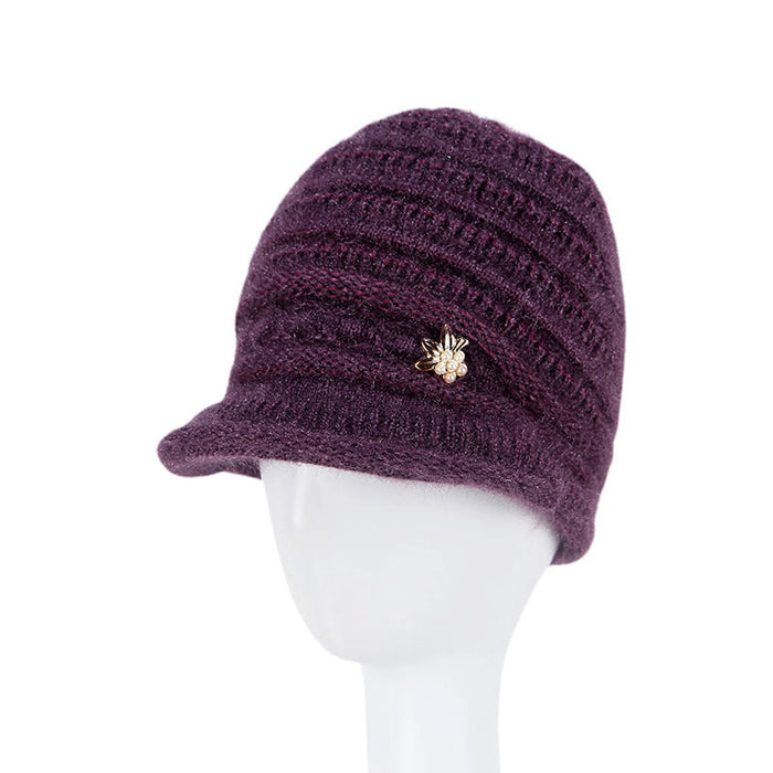 Wholesale plush thickened warm wool hat JDC-FH-GSXR007 Fashionhat 新锐 purple One size fits all Wholesale Jewelry JoyasDeChina Joyas De China