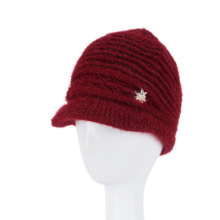 Wholesale plush thickened warm wool hat JDC-FH-GSXR007 Fashionhat 新锐 Red One size fits all Wholesale Jewelry JoyasDeChina Joyas De China