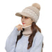 Wholesale plush wool solid color hat JDC-FH-GSYH095 FashionHat 予画 Apricot Single hat Wholesale Jewelry JoyasDeChina Joyas De China