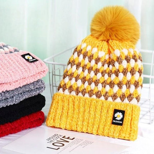 Wholesale polar winter wool ball knitted hat JDC-FH-GSXR042 Fashionhat 新锐 Wholesale Jewelry JoyasDeChina Joyas De China