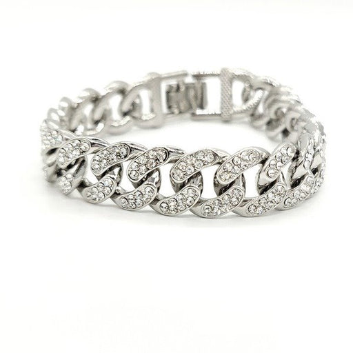 Wholesale polished titanium steel full Rhinestone bracelet JDC-BT-ChenY003 Bracelet 晨远 Wholesale Jewelry JoyasDeChina Joyas De China