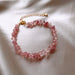 Wholesale polychromatic Crystal Bracelet JDC-BT-YWJQ022 Bracelet 义乌精巧 pink Wholesale Jewelry JoyasDeChina Joyas De China