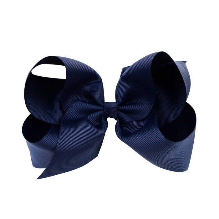 Wholesale polyester 6 inch 30 color children's bow hair clips JDC-HC-XE006 Hair Clips JoyasDeChina 1 Wholesale Jewelry JoyasDeChina Joyas De China