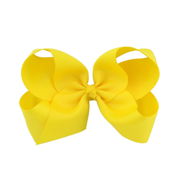 Wholesale polyester 6 inch 30 color children's bow hair clips JDC-HC-XE006 Hair Clips JoyasDeChina 10 Wholesale Jewelry JoyasDeChina Joyas De China