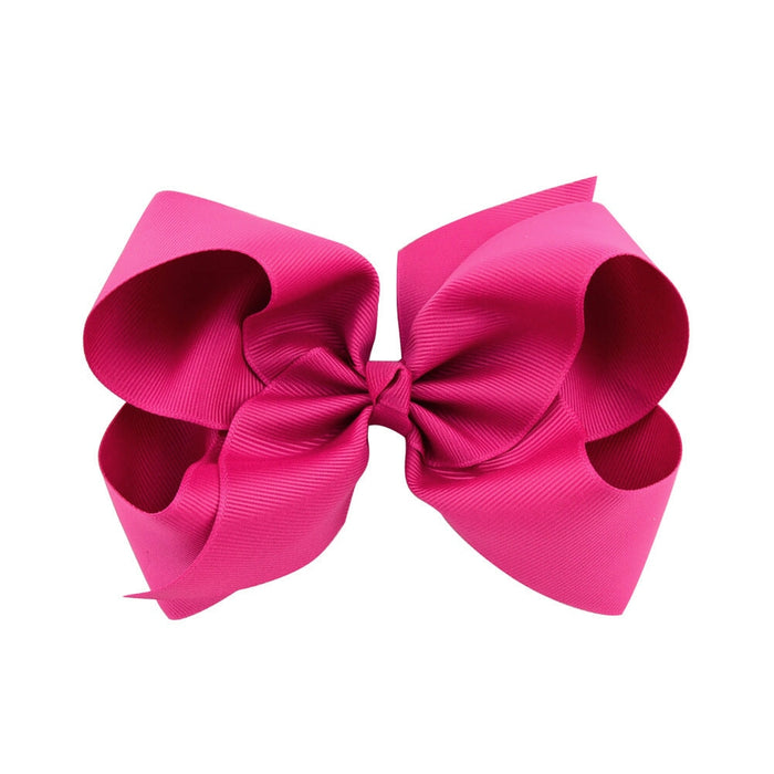 Wholesale polyester 6 inch 30 color children's bow hair clips JDC-HC-XE006 Hair Clips JoyasDeChina 14 Wholesale Jewelry JoyasDeChina Joyas De China