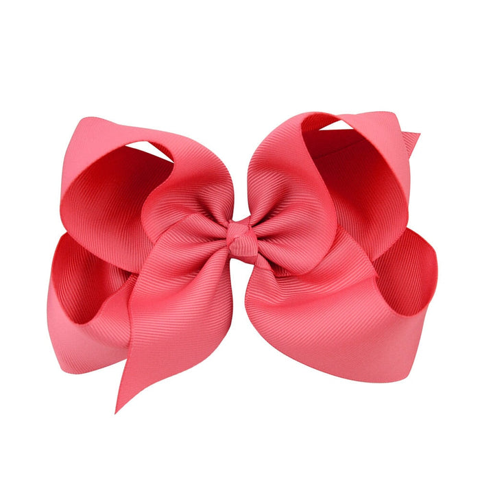 Wholesale polyester 6 inch 30 color children's bow hair clips JDC-HC-XE006 Hair Clips JoyasDeChina 15 Wholesale Jewelry JoyasDeChina Joyas De China