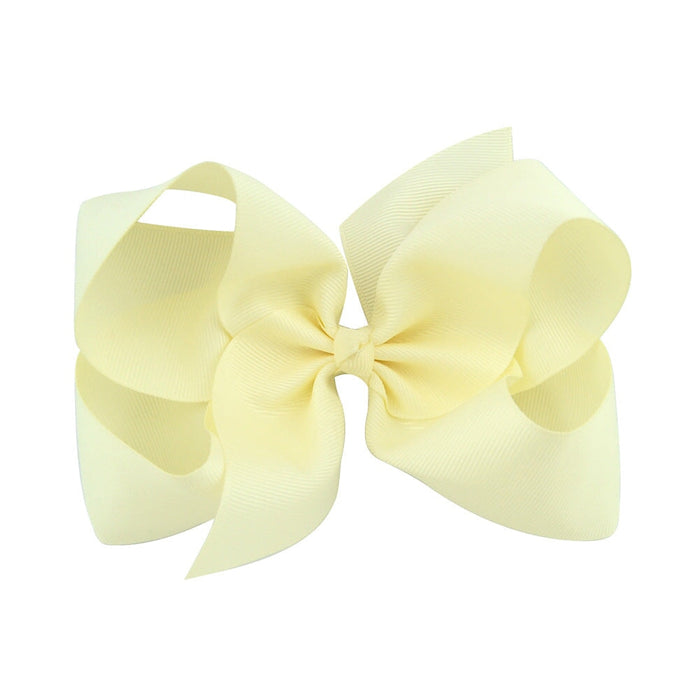 Wholesale polyester 6 inch 30 color children's bow hair clips JDC-HC-XE006 Hair Clips JoyasDeChina 21 Wholesale Jewelry JoyasDeChina Joyas De China