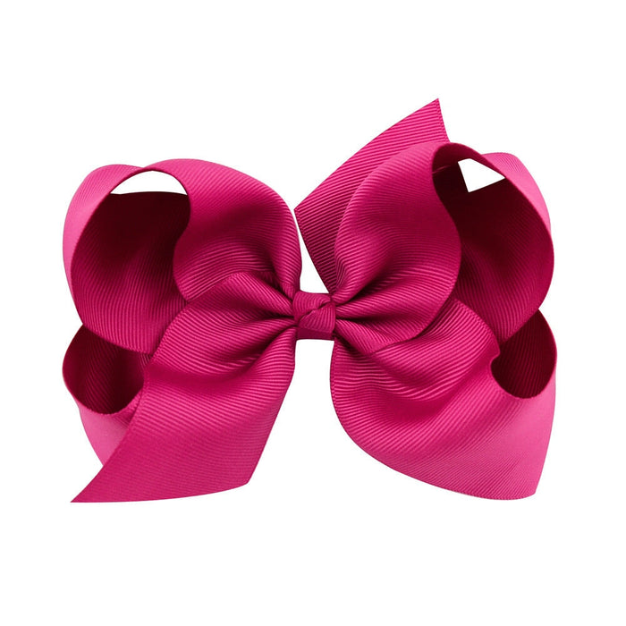 Wholesale polyester 6 inch 30 color children's bow hair clips JDC-HC-XE006 Hair Clips JoyasDeChina 30 Wholesale Jewelry JoyasDeChina Joyas De China