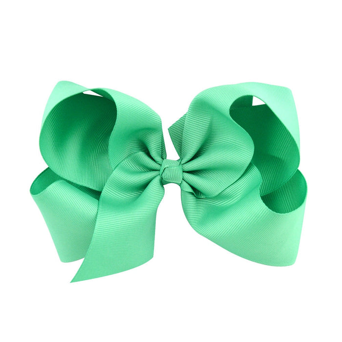 Wholesale polyester 6 inch 30 color children's bow hair clips JDC-HC-XE006 Hair Clips JoyasDeChina 35 Wholesale Jewelry JoyasDeChina Joyas De China