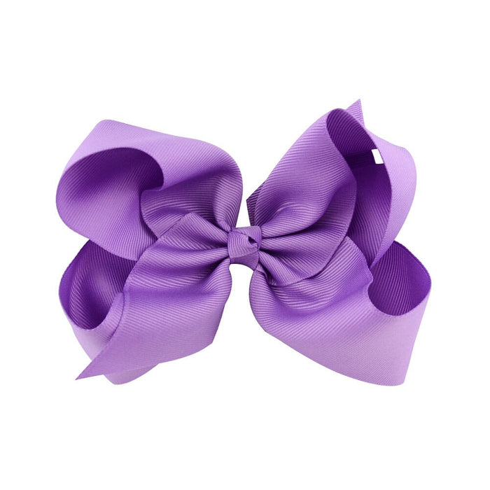 Wholesale polyester 6 inch 30 color children's bow hair clips JDC-HC-XE006 Hair Clips JoyasDeChina 5 Wholesale Jewelry JoyasDeChina Joyas De China