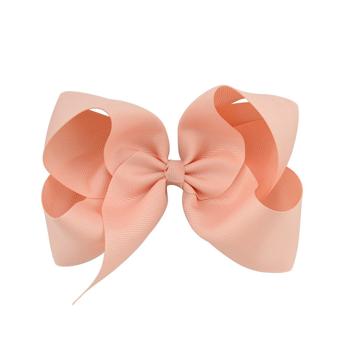 Wholesale polyester 6 inch 30 color children's bow hair clips JDC-HC-XE006 Hair Clips JoyasDeChina 8 Wholesale Jewelry JoyasDeChina Joyas De China