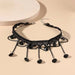 Wholesale Polyester Alloy Crystal Tassel Necklaces JDC-NE-JX010 Necklaces 锦希 Wholesale Jewelry JoyasDeChina Joyas De China