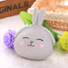 Wholesale polyester bunny coin purse JDC-WT-Donglej013 Wallet 东津 white Wholesale Jewelry JoyasDeChina Joyas De China