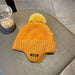 Wholesale polyester cold-proof ear protection warm hat JDC-FH-NLS010 Fashionhat 倪罗诗 yellow 55-60cm Wholesale Jewelry JoyasDeChina Joyas De China