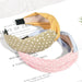 Wholesale polyester cotton new wave point cross headband JDC-HD-K077 Headband 蒲钻 Wholesale Jewelry JoyasDeChina Joyas De China