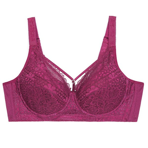 Bulk Jewelry Wholesale Polyester Hole Cup Breathable and Comfortable Lace Gathered Side Closed Adjustable Bra JDC-BAR-YBE004 Wholesale factory from China YIWU China
