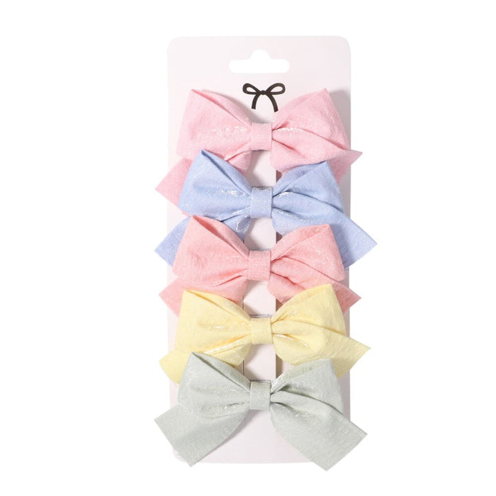 Wholesale Polyester Rib Belt Kids Bow Hair Clip JDC-HC-YL065 Hair Clips 雅伦 1615-2 Wholesale Jewelry JoyasDeChina Joyas De China