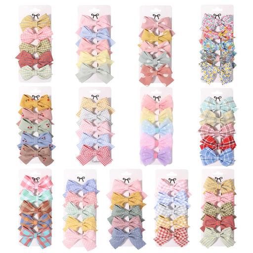 Wholesale Polyester Rib Belt Kids Bow Hair Clip JDC-HC-YL065 Hair Clips 雅伦 Wholesale Jewelry JoyasDeChina Joyas De China