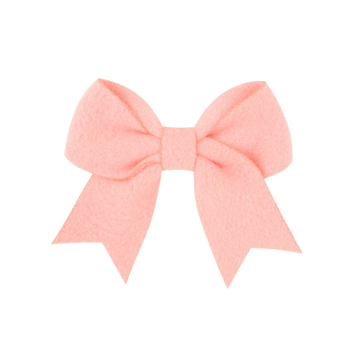 Wholesale Polyester Rib With Bow Cute Kids Hair Clip JDC-HC-YL068 Hair Clips 雅伦 8 Wholesale Jewelry JoyasDeChina Joyas De China