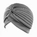 Wholesale polyester turban hat JDC-FH-GSYH015 Fashionhat JoyasDeChina dark grey one size Wholesale Jewelry JoyasDeChina Joyas De China