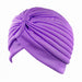 Wholesale polyester turban hat JDC-FH-GSYH015 Fashionhat JoyasDeChina dark purple one size Wholesale Jewelry JoyasDeChina Joyas De China