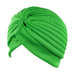 Wholesale polyester turban hat JDC-FH-GSYH015 Fashionhat JoyasDeChina Grass green one size Wholesale Jewelry JoyasDeChina Joyas De China