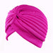 Wholesale polyester turban hat JDC-FH-GSYH015 Fashionhat JoyasDeChina rose red one size Wholesale Jewelry JoyasDeChina Joyas De China