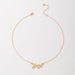 Wholesale popular elements key lock Butterfly Rose letter necklace mother's Day JDC-NE-C241 necklaces 陌茗 17210 zim Wholesale Jewelry JoyasDeChina Joyas De China