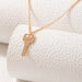 Wholesale popular elements key lock Butterfly Rose letter necklace mother's Day JDC-NE-C241 necklaces 陌茗 17210key1 Wholesale Jewelry JoyasDeChina Joyas De China