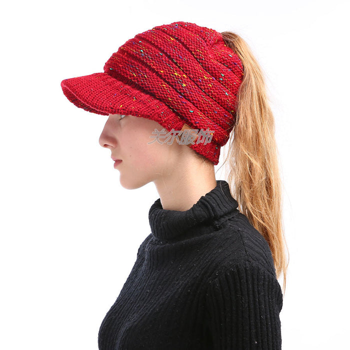 Wholesale Popular knitted cap JDC-FH-GE010 Fashionhat 关尔 Red With standard Wholesale Jewelry JoyasDeChina Joyas De China