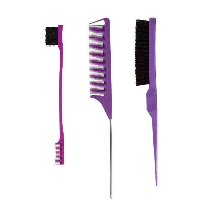 Wholesale PP mane ABS comb hairdressing set JDC-CM-Shangs0021 Comb 上世 purple Wholesale Jewelry JoyasDeChina Joyas De China